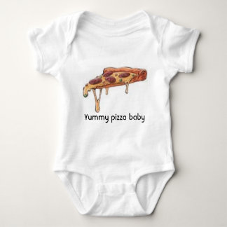 Yummy pizza baby romper