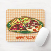 Yummy Pizza Muismat (Met muis)