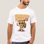 Yummy pizza slice t-shirt (Voorkant)