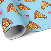 Yummy Pizza Slices Pattern Cadeaupapier (Rol Hoek)
