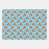 Yummy Pizza Slices Pattern Inpakpapier Vel (Voorkant 2)