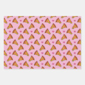 Yummy Pizza Slices Pattern Inpakpapier Vel (Voorkant)
