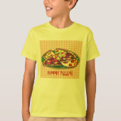 Yummy Pizza T-shirt (Voorkant)