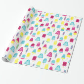 Yummy Popsicles Cadeaupapier (Uitgerold)