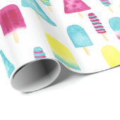 Yummy Popsicles Cadeaupapier (Rol Hoek)