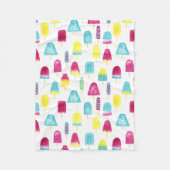 Yummy Popsicles Fleece Deken (Voorkant)