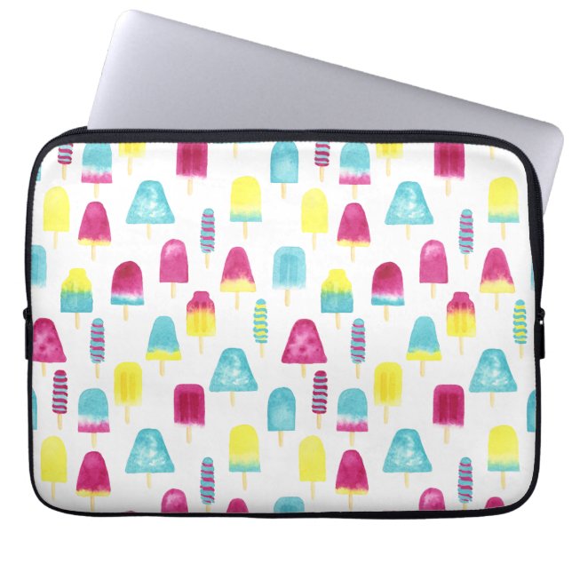 Yummy Popsicles Laptop Sleeve (Voorkant)