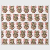 Yummy Ramen Kitten Cadeaupapier (Vlak)