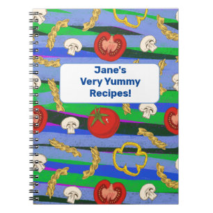 Yummy recept book om je te personaliseren voor de  notitieboek