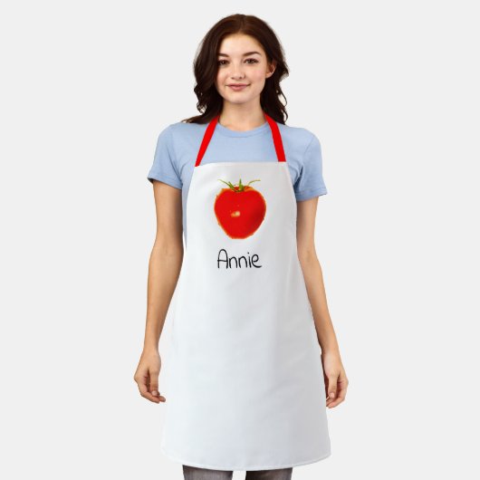 Yummy Red Tomato 4Annie All-Over Print Schort (Gedragen)