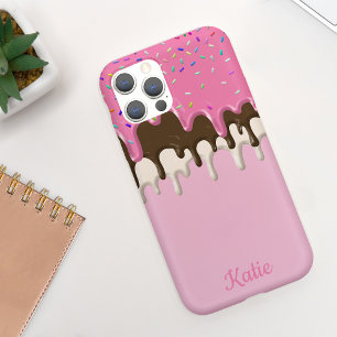 Yummy roze ijzeren ijskappen Case-Mate iPhone case