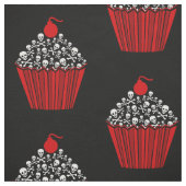 +{ Yummy schedel cupcakes }+ Stof (Swatch)