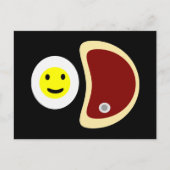 Yummy Steak en Eggs Briefkaart (Voorkant)