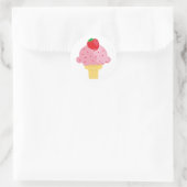 Yummy Strawberry Ice Cream Cone Stickers (Tas)
