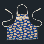 Yummy Sufganiyot Jelly Donuts Hanukkah Pattern Schort<br><div class="desc">Yummy Sufganiyot Jelly Donuts Hanukkah Pattern. Sufganiyah Chanukah,  zette kwal-donoughts in beslag.</div>