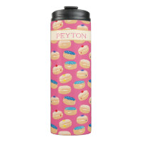 Yummy Sufganiyot Jelly Donuts Hanukkah Pattern