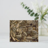 Yummy Sunflower seed Briefkaart (Staand voorkant)