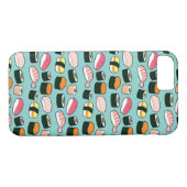 Yummy Sushi Fun Illustrated Pattern Case-Mate iPhone Case (Achterkant (Horizontaal))
