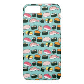 Yummy Sushi Fun Illustrated Pattern Case-Mate iPhone Case (Achterkant)