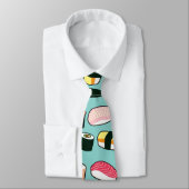 Yummy Sushi Fun Illustrated Pattern Stropdas (Gebonden)
