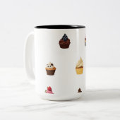 Yummy Sweet Delights Tweekleurige Koffiemok (Voorkant links)