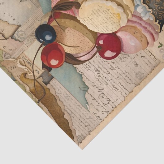 Yummy Sweets Collage Decoupage Tissuepapier (Detail)