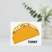 Yummy Taco Briefkaart (Staand voorkant)