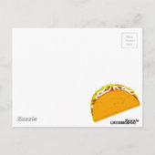 Yummy Taco Briefkaart (Achterkant)