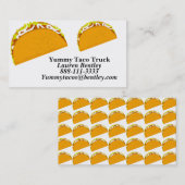 Yummy Taco Food Truck Visitekaartjes (Voorkant / Achterkant)
