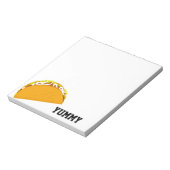 Yummy Taco Notitieblok (Linkerzijde)
