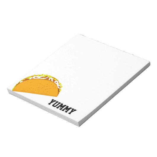Yummy Taco Notitieblok (Linkerzijde)