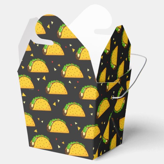 Yummy Taco Pattern Bedankdoosjes (Geopend)