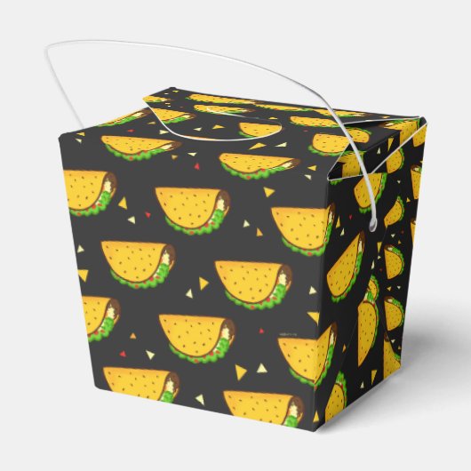 Yummy Taco Pattern Bedankdoosjes (Achterkant)