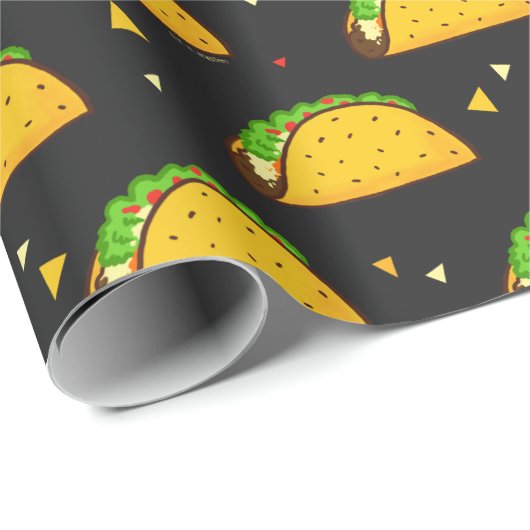 Yummy Taco Pattern Cadeaupapier (Rol Hoek)