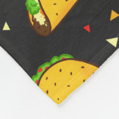 Yummy Taco Pattern Fleece Deken (Hoek)
