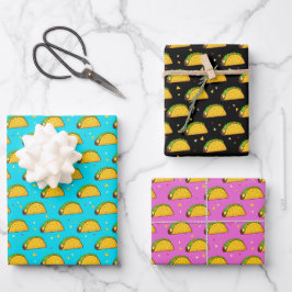 Yummy Taco Pattern Inpakpapier Vel