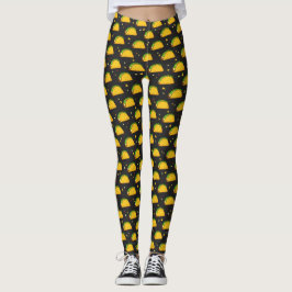 Yummy Taco Pattern Leggings
