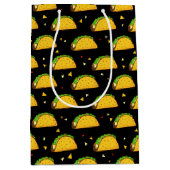 Yummy Taco Pattern Medium Cadeauzakje (Voorkant)