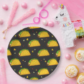 Yummy Taco Pattern Papieren Bordje (Feest)