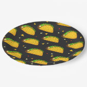 Yummy Taco Pattern Papieren Bordje (Gekanteld)