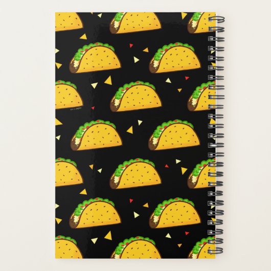 Yummy Taco Pattern Planner (Achterkant)