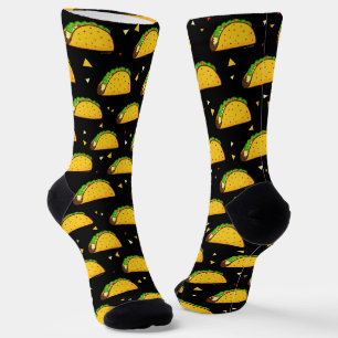 Yummy Taco Pattern Sokken