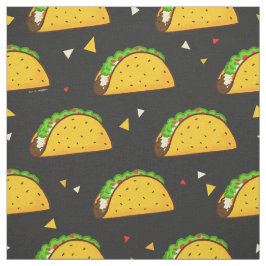 Yummy Taco Pattern Stof