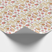 Yummy Trees and Rainbows Pattern Cadeaupapier (Hoek)