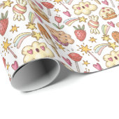 Yummy Trees and Rainbows Pattern Cadeaupapier (Rol Hoek)