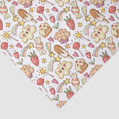 Yummy Trees and Rainbows Pattern Tissuepapier (Detail)