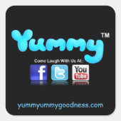 Yummy Yummyummygoodness.com Sticker (Voorkant)