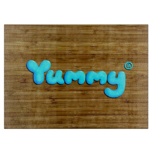 Yummy's officiële kladbord!!! snijplank (Voorkant)