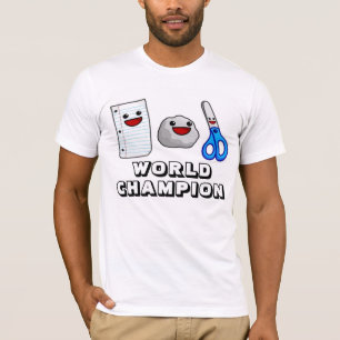 Yummy's Paper Rock Scissors World Champion T-Shirt