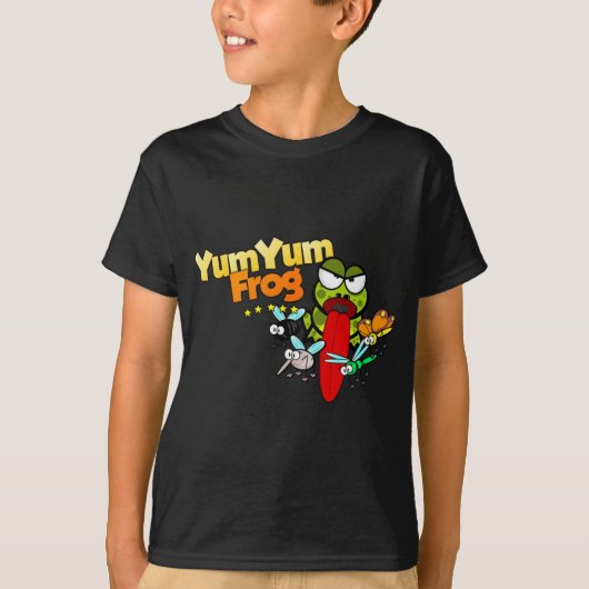 YumYum kikkersovenirs T-shirt (Voorkant)
